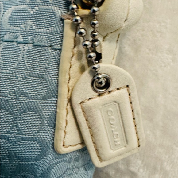 Coach Blue and White Crossbody - Picture 3 of 6